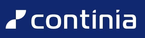 A blue background with white letters that say " frontier ".